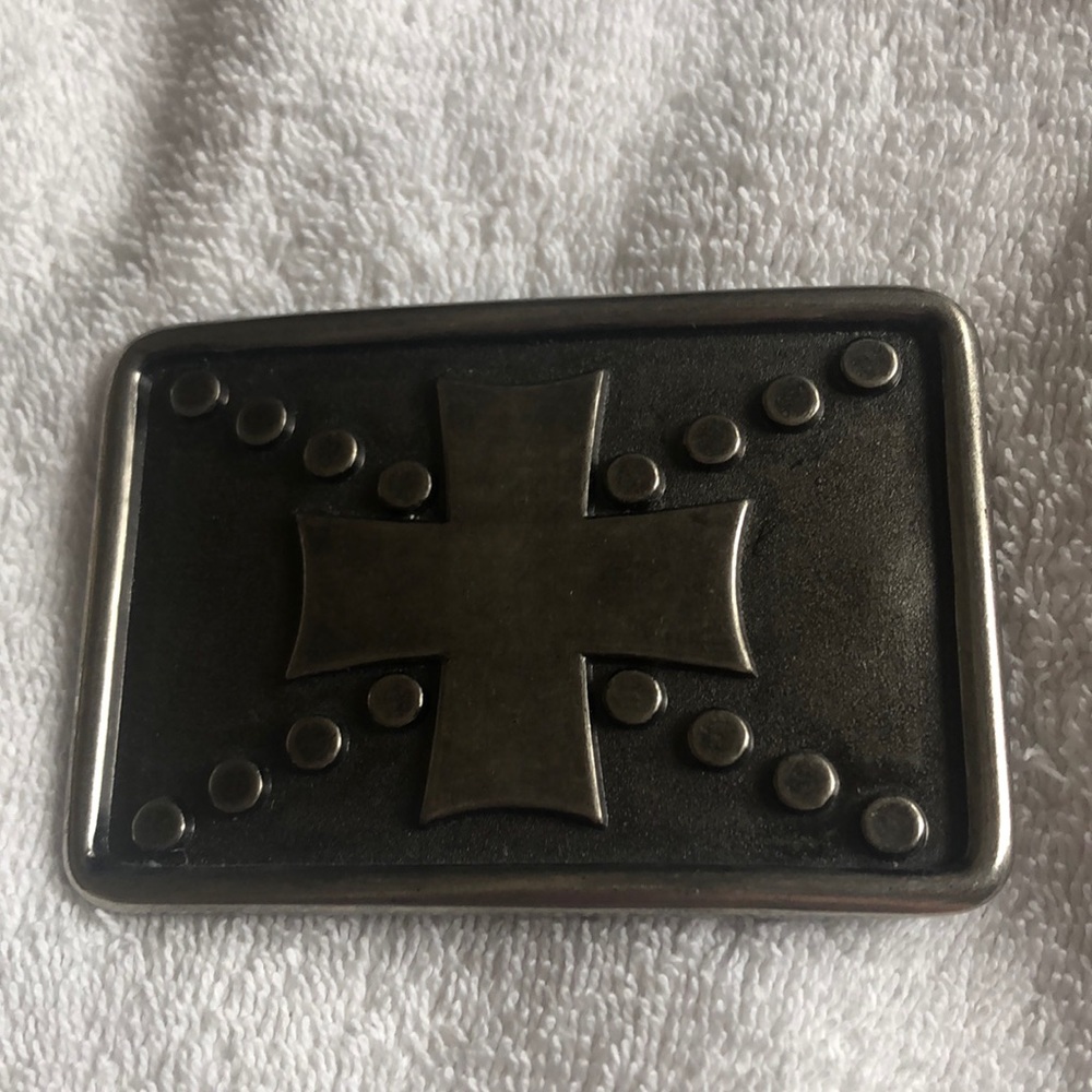Dark Cross Belt Buckle